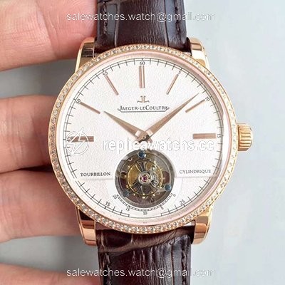 Replica Jaeger-LeCoultre Master Ultra Thin Q1322410 Tourbillon Beige Dial Replica Jaeger-LeCoultre Master Ultra Thin Q1322410 Tourbillon Beige Dial