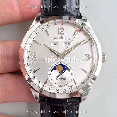 Replica Jaeger-LeCoultre Master Calendar 1558420 OM Factory Silver Dial 39mm Replica Jaeger-LeCoultre Master Calendar 1558420 OM Factory Silver Dial 39mm