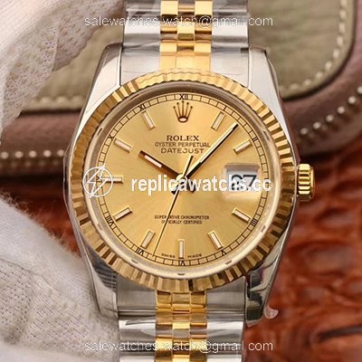 Replica Rolex Datejust 36MM 116233 AR Factory V2 Champagne Dial Replica Rolex Datejust 36MM 116233 AR Factory V2 Champagne Dial