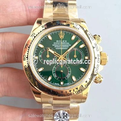 Replica Rolex Daytona Cosmograph 116508 AR Factory Green Dial Replica Rolex Daytona Cosmograph 116508 AR Factory Green Dial