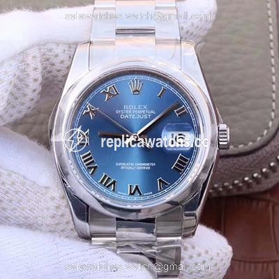 Replica Rolex Datejust II 116334 36MM AR Factory Blue Dial Replica Rolex Datejust II 116334 36MM AR Factory Blue Dial