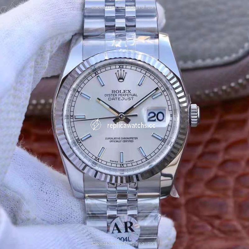 Replica Rolex Datejust 36MM 116234 V2 AR Factory Silver Dial Replica Rolex Datejust 36MM 116234 V2 AR Factory Silver Dial