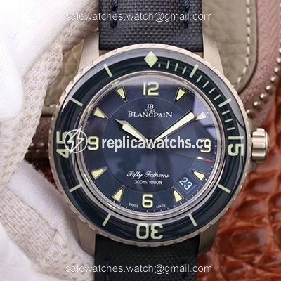 Replica Blancpain Fifty Fathoms 5015-12B40-O52 ZF Factory Blue Dial Replica Blancpain Fifty Fathoms 5015-12B40-O52 ZF Factory Blue Dial