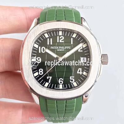 Replica Patek Philippe Aquanaut Jumbo 5167A PF Factory Green Dial Replica Patek Philippe Aquanaut Jumbo 5167A PF Factory Green Dial