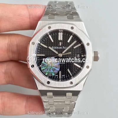 Replica Audemars Piguet Royal Oak 15400ST.OO.1220ST.01 JF Factory V5 Black Dial Replica Audemars Piguet Royal Oak 15400ST.OO.1220ST.01 JF Factory V5 Black Dial