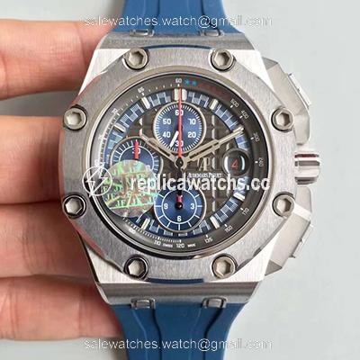 Replica Audemars Piguet Royal Oak Offshore Michael Schumacher 26568PM.OO.A021CA.01 JF Factory V8 Dark Grey Dial Replica Audemars Piguet Royal Oak Offshore Michael Schumacher 26568PM.OO.A021CA.01 JF Factory V8 Dark Grey Dial