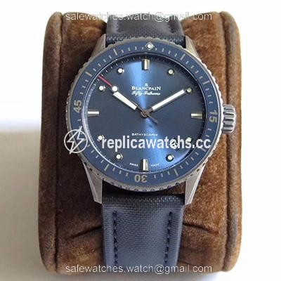 Replica Blancpain Fifty Fathoms Bathyscaphe 5000-0240-O52A ZF Factory Blue Dial Replica Blancpain Fifty Fathoms Bathyscaphe 5000-0240-O52A ZF Factory Blue Dial