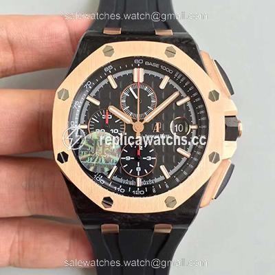 Replica Audemars Piguet Royal Oak Offshore QE2 Cup 2016 26406FR.OO.A002CA.01 JF Factory V5 Black Dial Replica Audemars Piguet Royal Oak Offshore QE2 Cup 2016 26406FR.OO.A002CA.01 JF Factory V5 Black Dial