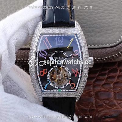 Replica Franck Muller Crazy Color Dreams Tourbillon 8880 Black Dial Replica Franck Muller Crazy Color Dreams Tourbillon 8880 Black Dial