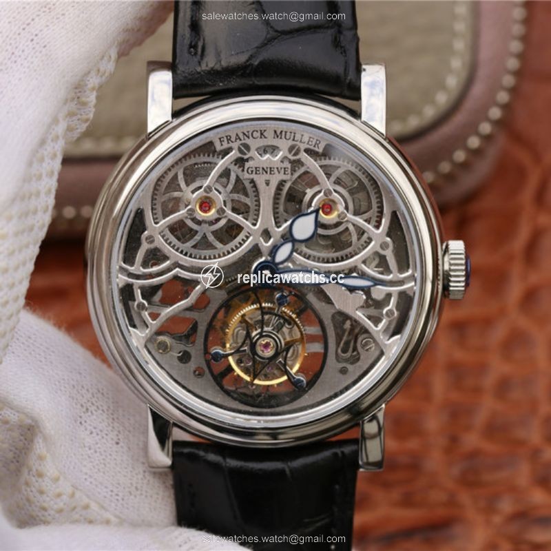 Replica Franck Muller Giga Tourbillon 7048 T G SQT BR Silver Skeleton Dial Replica Franck Muller Giga Tourbillon 7048 T G SQT BR Silver Skeleton Dial