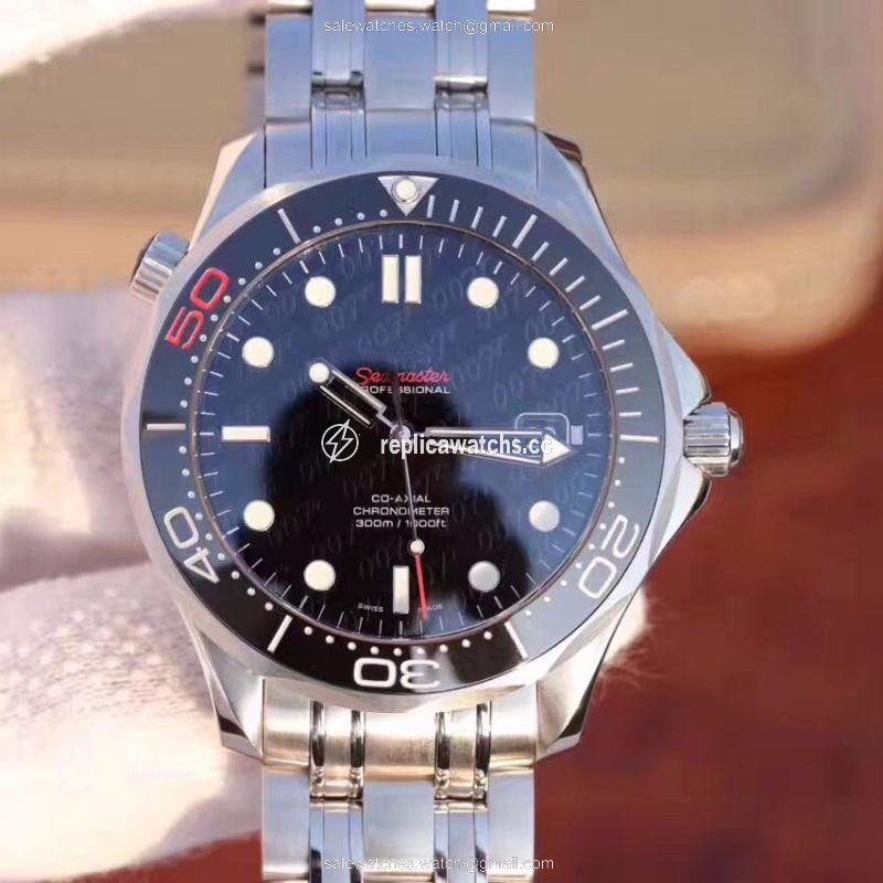 Replica Omega Seamaster 300M James Bond 007 50th Anniversary 212.30.41.20.01.005 MKS Factory Black Dial Replica Omega Seamaster 300M James Bond 007 50th Anniversary 212.30.41.20.01.005 MKS Factory Black Dial