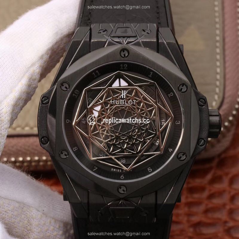 Replica Hublot Big Bang Sang Bleu Magic 415.CX.1112.VR.MXM18 TMF Factory Black Dial Replica Hublot Big Bang Sang Bleu Magic 415.CX.1112.VR.MXM18 TMF Factory Black Dial