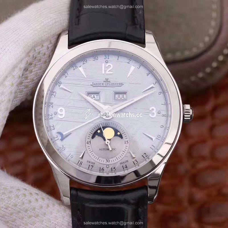 Replica Jaeger-LeCoultre Master Calendar 1558420 39mm OM Factory Silver Dial Replica Jaeger-LeCoultre Master Calendar 1558420 39mm OM Factory Silver Dial
