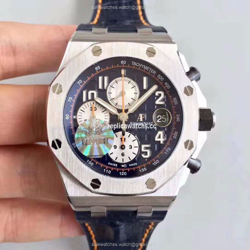 Replica Audemars Piguet Royal Oak Offshore Navy 26470ST.OO.A027CA.01 JF Factory V2 Blue Dial Replica Audemars Piguet Royal Oak Offshore Navy 26470ST.OO.A027CA.01 JF Factory V2 Blue Dial