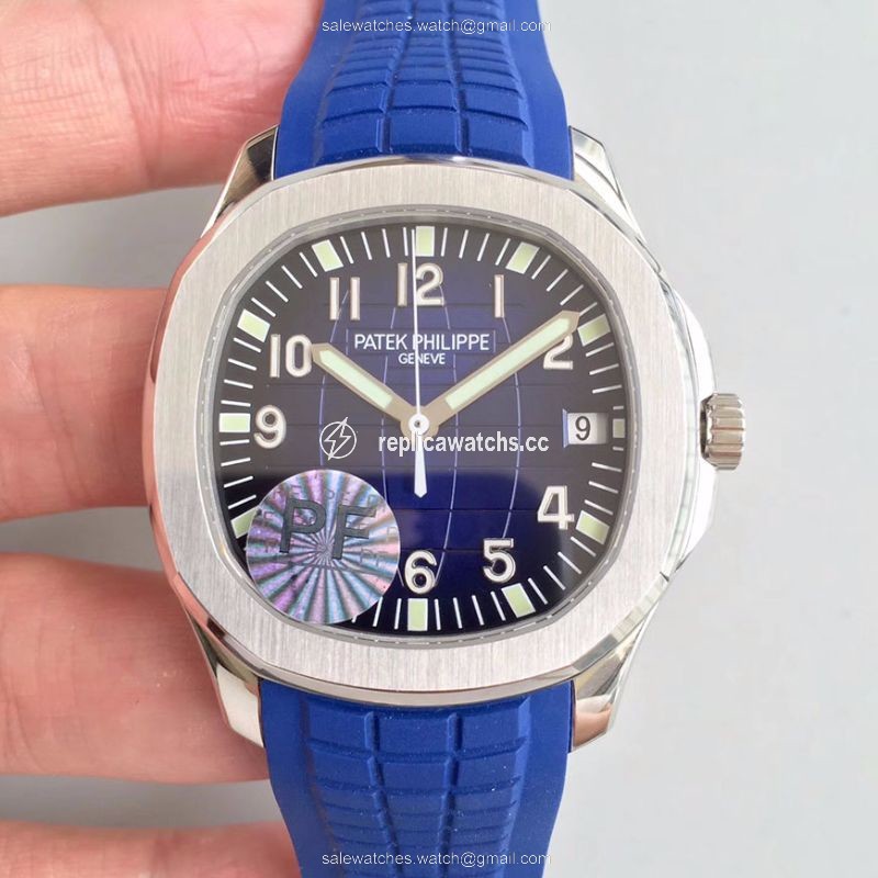 Replica Patek Philippe Aquanaut 5168G-001 PF Factory Black-blue Dial Replica Patek Philippe Aquanaut 5168G-001 PF Factory Black-blue Dial