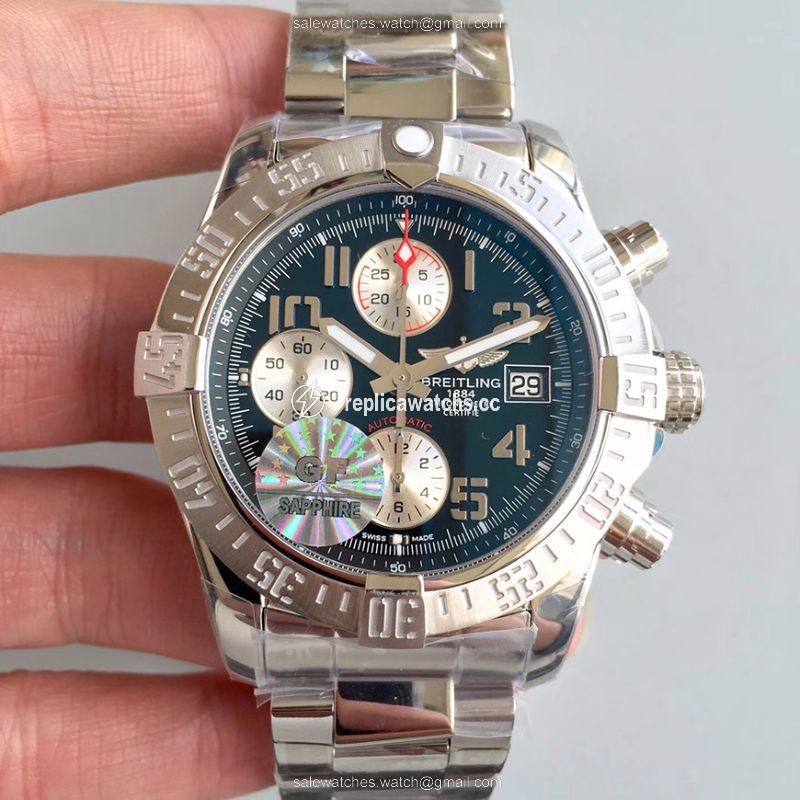 Replica Breitling Avenger II A1338111/C870/158S/A20S.1 43MM GF Factory Blue Dial Replica Breitling Avenger II A1338111/C870/158S/A20S.1 43MM GF Factory Blue Dial
