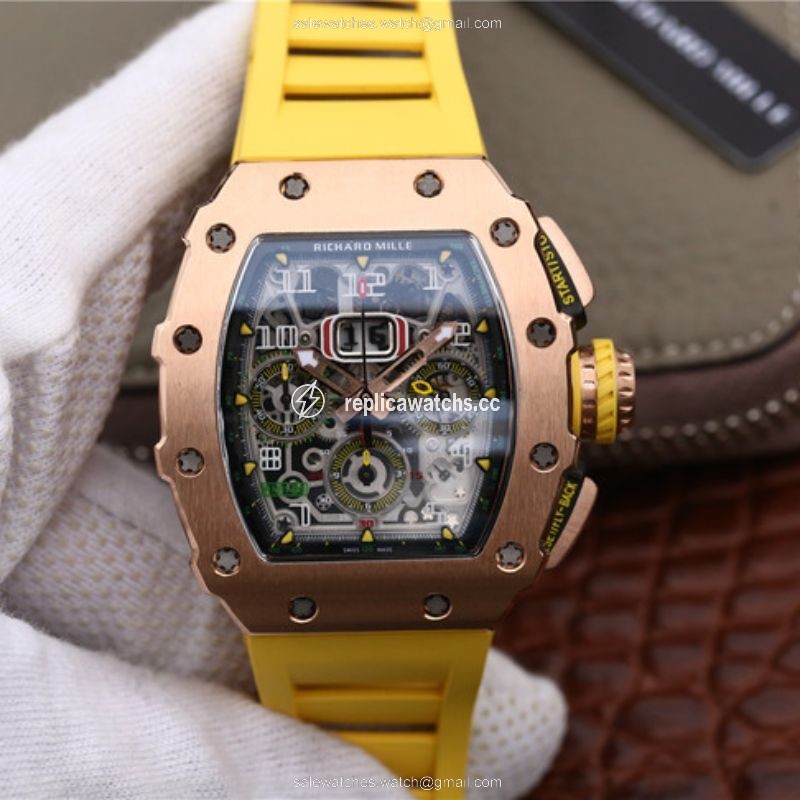 Replica Richard Mille RM11-03 KV Factory Rose Gold Skeleton Dial Replica Richard Mille RM11-03 KV Factory Rose Gold Skeleton Dial