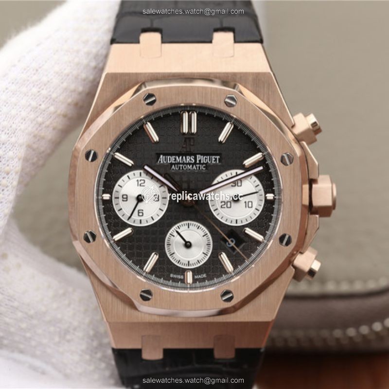 Replica Audemars Piguet Royal Oak Chronograph 26331OR.OO.1220OR OM Factory Black Dial Replica Audemars Piguet Royal Oak Chronograph 26331OR.OO.1220OR OM Factory Black Dial