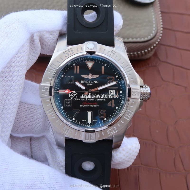 Replica Breitling Avenger II A3239011/BC34/170A GF Factory Black Dial Replica Breitling Avenger II A3239011/BC34/170A GF Factory Black Dial