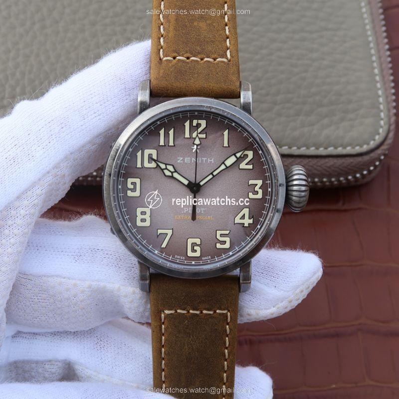 Replica Zenith Pilot 11.1940.679/91.C807 XF Factory Anthracite Dial Replica Zenith Pilot 11.1940.679/91.C807 XF Factory Anthracite Dial