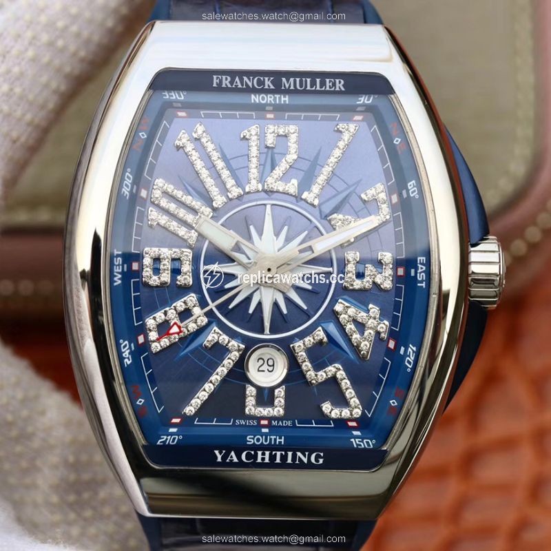 Replica Franck Muller Vanguard V45 45MM Blue Dial Replica Franck Muller Vanguard V45 45MM Blue Dial