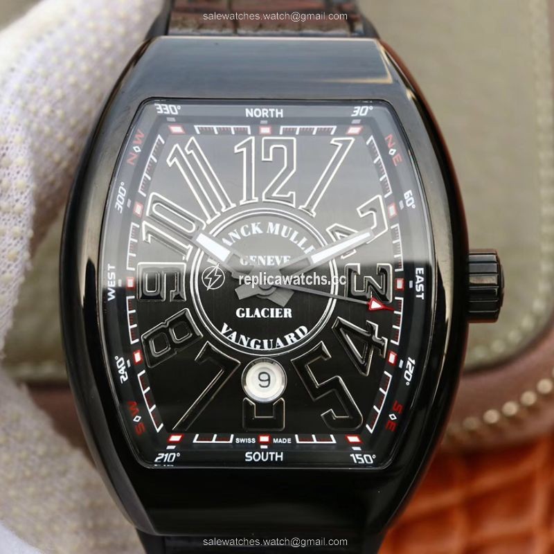 Replica Franck Muller Vanguard V45-05 Black Dial Replica Franck Muller Vanguard V45-05 Black Dial