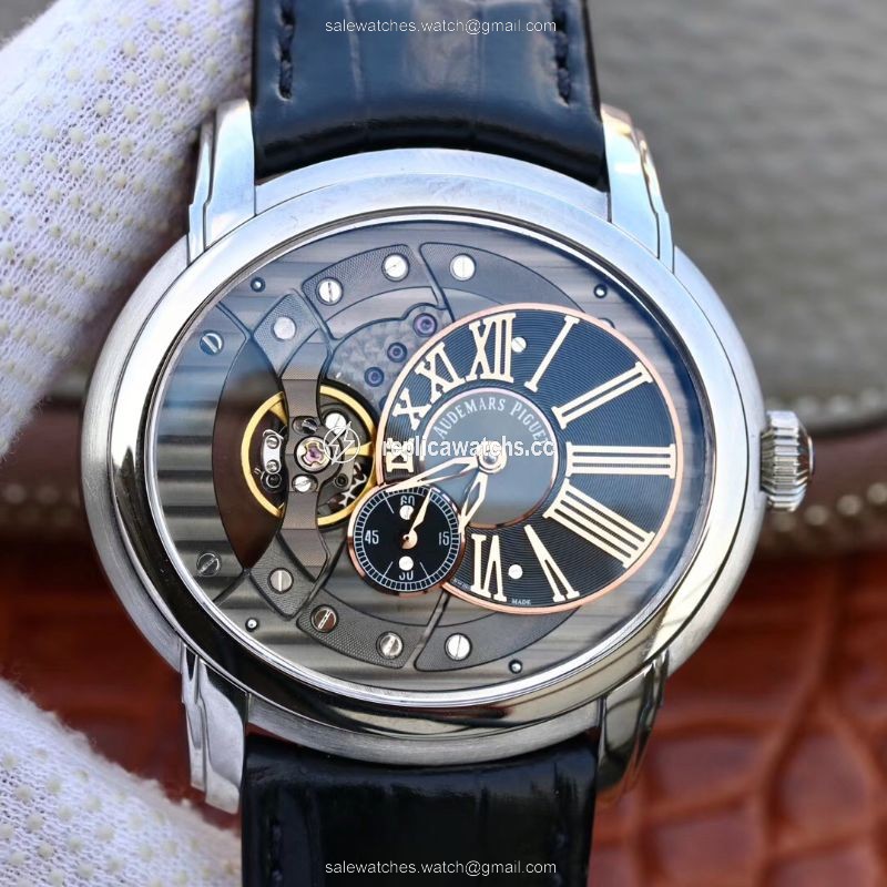 Replica Audemars Piguet Millenary 15350OR.00.D093CR.02 V9 Factory Skeleton Dial Replica Audemars Piguet Millenary 15350OR.00.D093CR.02 V9 Factory Skeleton Dial