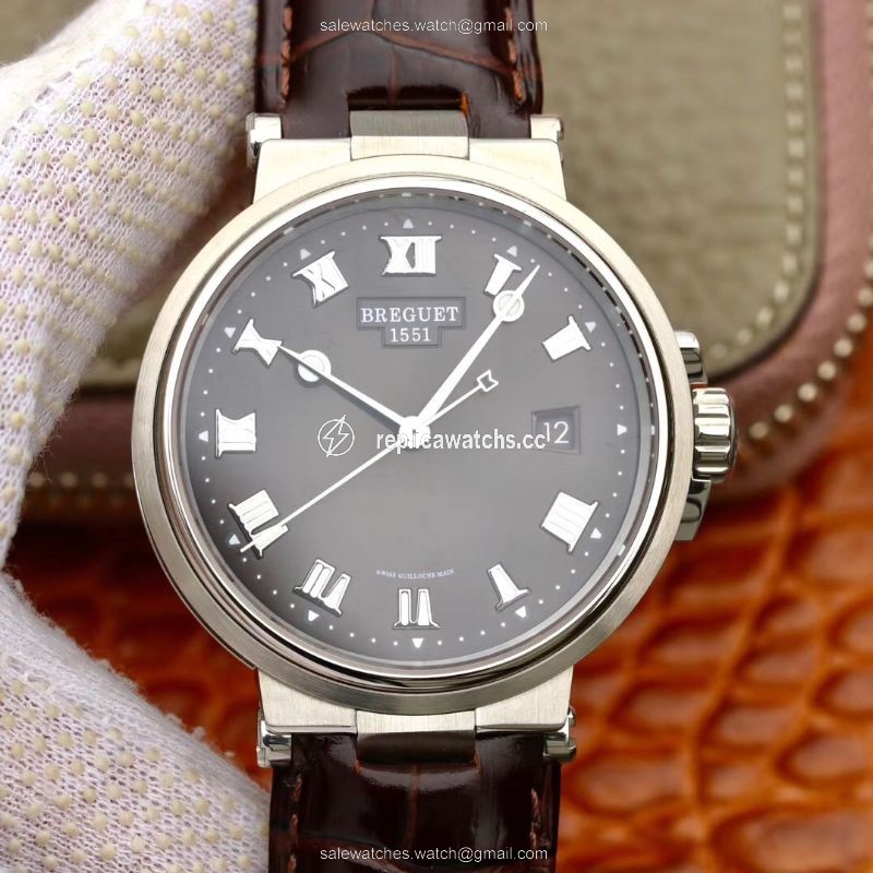 Replica Breguet Marine 5517TI/G2/9ZU V9 Factory Grey Dial Replica Breguet Marine 5517TI/G2/9ZU V9 Factory Grey Dial