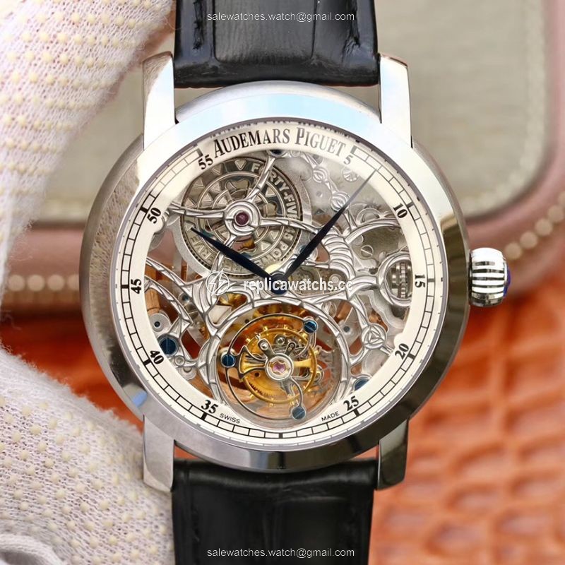 Replica Audemars Piguet Jules Audemars Tourbillon 26357PT.ZZ.D028CR.02 Skeleton Dial Replica Audemars Piguet Jules Audemars Tourbillon 26357PT.ZZ.D028CR.02 Skeleton Dial