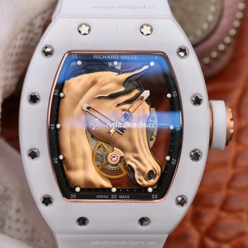Replica Richard Mille Polo Club Saint Tropez RM52-02 KV Factory Gold Horse Head Skeleton Dial Replica Richard Mille Polo Club Saint Tropez RM52-02 KV Factory Gold Horse Head Skeleton Dial