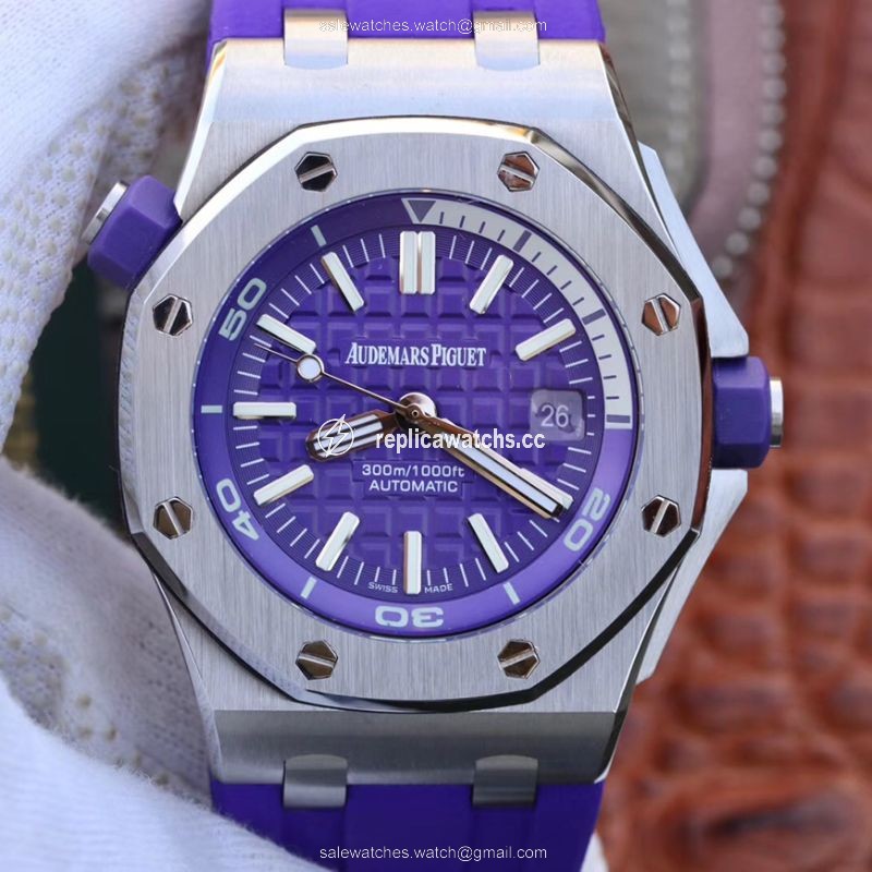 Replica Audemars Piguet Royal Oak Offshore Diver 15710ST.OO.A077CA.01 Purple Dial Replica Audemars Piguet Royal Oak Offshore Diver 15710ST.OO.A077CA.01 Purple Dial
