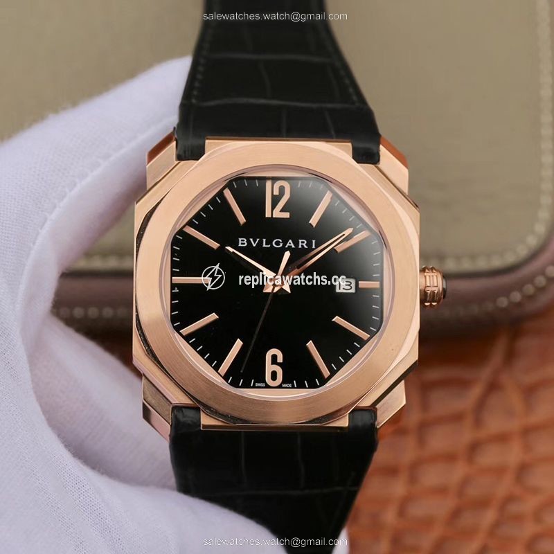 Replica Bvlgari Octo Solotempo 102485 BG041BBSPGVD Black Dial Replica Bvlgari Octo Solotempo 102485 BG041BBSPGVD Black Dial