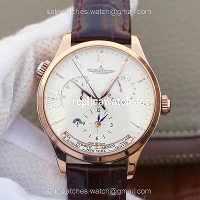 Replica Jaeger-LeCoultre Master Calendar 1428421 Rose Gold White Dial Replica Jaeger-LeCoultre Master Calendar 1428421 Rose Gold White Dial