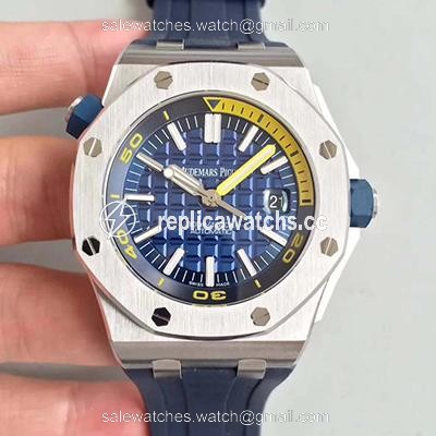 Replica Audemars Piguet Royal Oak Offshore Diver 15710ST.OO.A027CA.01 JF Factory V8 Blue Dial Replica Audemars Piguet Royal Oak Offshore Diver 15710ST.OO.A027CA.01 JF Factory V8 Blue Dial