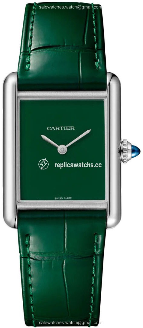 Replica wsta0056 Green Cartier Tank Must Quartz Ladies Large Midsize Watch Replica wsta0056 Green Cartier Tank Must Quartz Ladies Large Midsize Watch