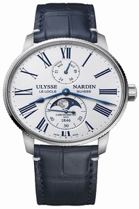 Replica 1193-310le-0a-175/1a Ulysse Nardin Marine Torpilleur Moonphase 42mm Mens Watch