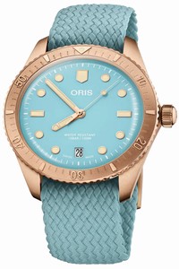 Replica 01 733 7771 3155-07 3 19 02BRS Sky Blue Oris Divers Sixty Five 38mm Midsize Watch