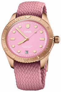 Replica 01 733 7771 3158-07 3 19 04BRS Lipstick Pink Oris Divers Sixty Five 38mm Midsize Watch