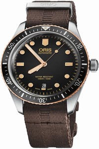 Replica 01 733 7707 4354-07 5 20 30 Oris Divers Sixty-Five 40mm Mens Watch