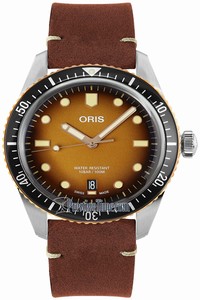 Replica 01 733 7707 4356-07 5 20 45 SUNSET Oris Divers Sixty-Five 40mm Mens Watch