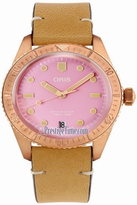 Replica 01 733 7771 3158-07 5 19 04BR Cotton Candy Pink Oris Divers Sixty Five 38mm Midsize Watch