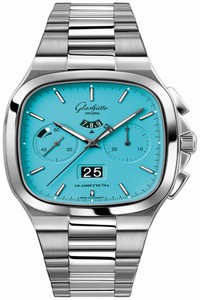Replica 1-37-02-10-02-70 Disco Blue Glashutte Original Seventies Chronograph Panorama Date Mens Watch