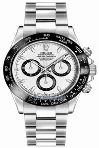 Replica 116500LN White Rolex Cosmograph Daytona Stainless Steel Mens Watch