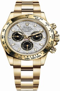 Replica 116508 Meteorite Black Rolex Cosmograph Daytona Yellow Gold Mens Watch