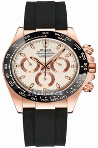 Replica 116515LN Ivory Oysterflex Rolex Cosmograph Daytona Everose Gold Mens Watch