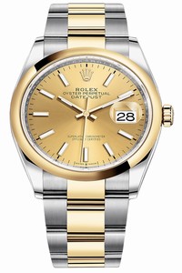 Replica 126203 Champagne Index Oyster Rolex Datejust 36mm Stainless Steel and Yellow Gold Ladies Watch