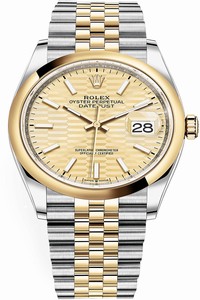 Replica 126203 Golden Fluted Jubilee Rolex Datejust 36mm Stainless Steel and Yellow Gold Ladies Watch