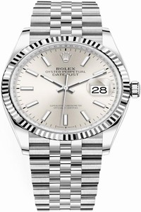 Replica 126234 Silver Index Jubilee Rolex Datejust 36mm Stainless Steel Midsize Watch