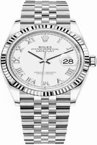 Replica 126234 White Roman Jubilee Rolex Datejust 36mm Stainless Steel Midsize Watch