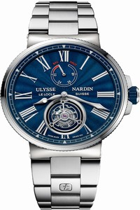 Replica 1283-181-7m/e3 Ulysse Nardin Marine Tourbillon 43mm Mens Watch